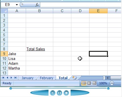 Using values from cells in other worksheets in a formula