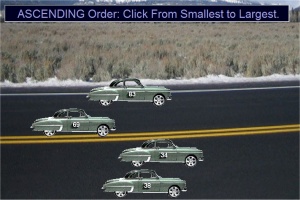 Place Value Ordering Numbers - oldsmobile Cars Game