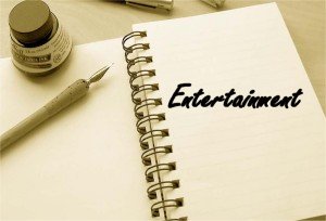 Writing for entertainment purpose.