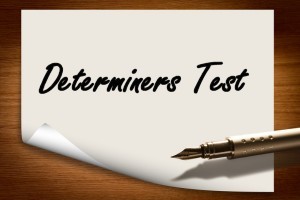 Determiners Test with Answers