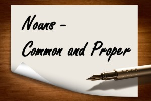 Common and proper nouns lesson