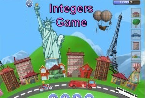 Town Creator - Integers & Negative Numbers Game