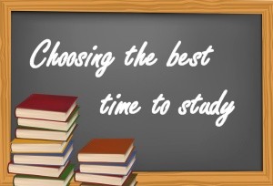 Choosing the best time to study