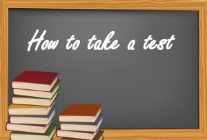 How to take a test