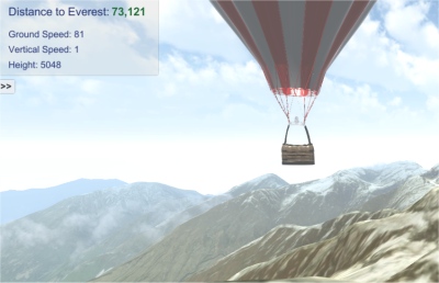 Flying to the Everest - A relaxing game