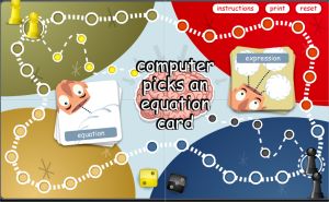 Algebra Noodle - Algebra Expressions and Equations Word Problems Game
