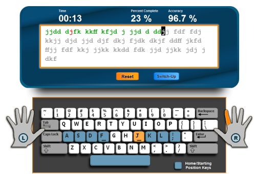 speed typing lessons free online