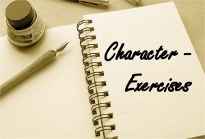 Exercises on writing characters and test your knowledge of the lessons.