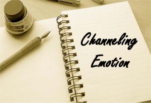 Channeling emotion through creative writing.
